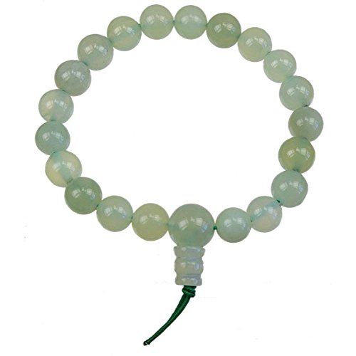  Dg-Exodif Bracciale Mala Tibetano - serpentina, Serpentino