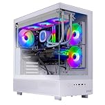 Skytech Azure Gaming PC Desktop, Intel i7 14700F 2.1 GHz (5.3GHz Turbo), NVIDIA RTX 5060 Ti 16GB, 1TB Gen4 NVMe SSD, 32GB DDR5 RAM 6000 RGB, 850W Gold ATX 3 PSU, 360mm ARGB AIO, Wi-Fi, Win 11