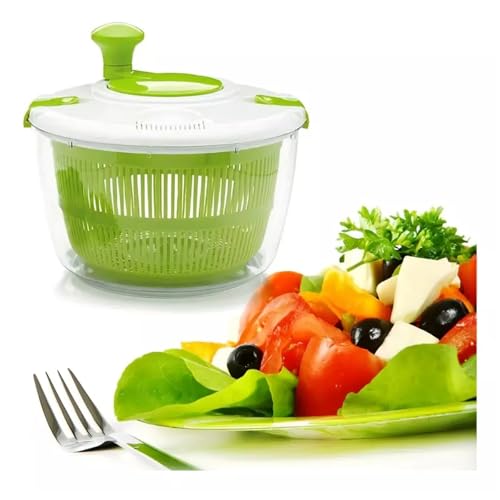 Seca Salada Centrifuga Manual Secador Com Cesto Folha Fresca