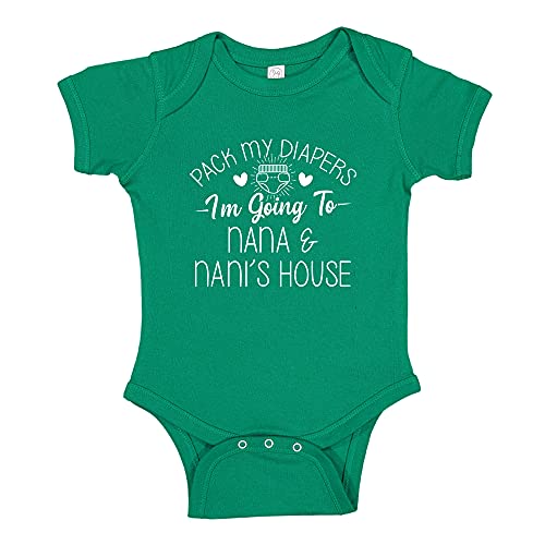 I'm Going to Nana and Nani's House Baby Bodysuit One Piece Toddler T-Shirt Indian Pakistani Baby Clothes