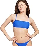 Wild Fable Women's Back Detail Bralette Bikini Top Cobalt Blue XXS (00)