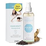 mahana concept Haar-Kraft Konzentrat gegen Haarausfall – Stärkt Haarwachstum & Haarwurzeln – Natürliches Kopfhaut-Tonikum mit Koffein & Pflanzenextrakten, Biotin – Haarserum für Frauen & Männer 200 ml