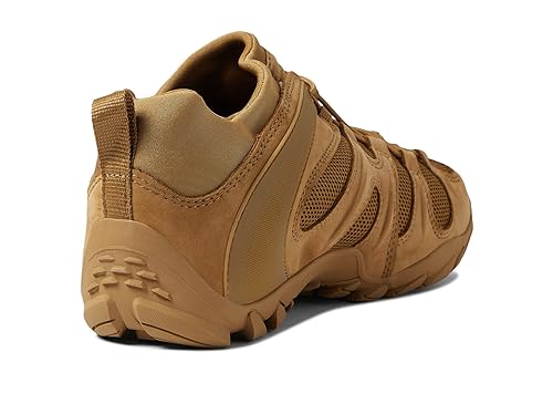 Image of Merrell Men's Chameleon 8 Stretch Tactical Work Shoes, Waterproof Nubuck & Mesh Upper Ultra-Lightweight Hiking Combat Boots