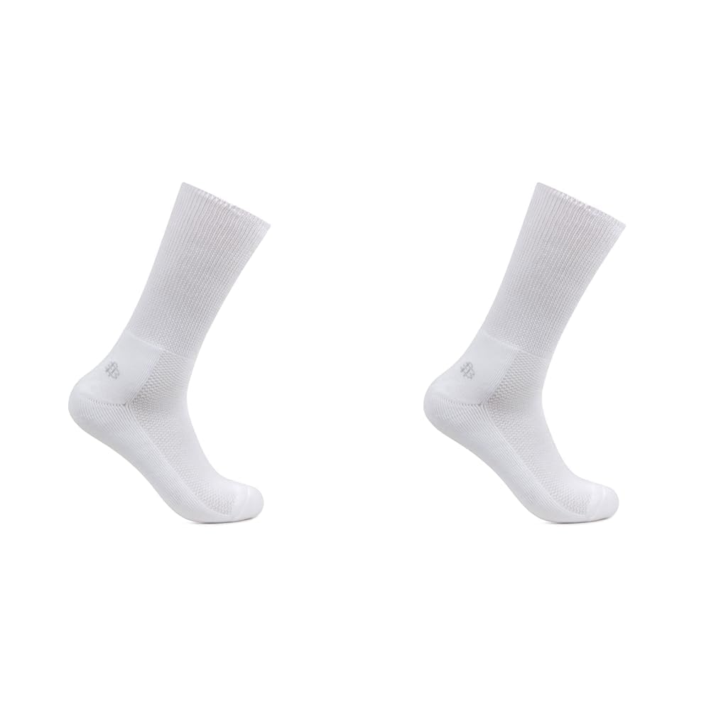 Bonjour Mens Modal Cotton Diabetic White Free Size Calf Socks (Pack of 2) (B0D847XQJW) Amazon Price History, Amazon Price Tracker
