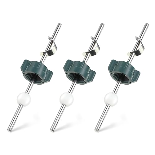 Enhon 3 Pack Lavatory Pop up Center Piece Assembly, Compatible with Price Pfister Pop up Stopper and Other Popular Brands, Replacement for PS2673, Pivot Rod Bathroom Sink Repair Kit, Chrome