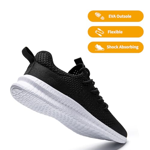 Image of DLWKIPV Mens Slip On Shoes Tennis Walking Gym Athletic Running Fashion Sneakers Workout Footwear Casual Sport Outdoors Breathable Knitted Mesh Lightweight