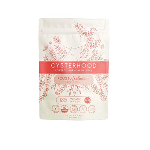 CYSTERHOOD Fertility Herbal Tea - Powerful Hormone Balancing Tea | Helps Menstrual Support, Cycle Regulation, Bloating Problems, Fights Acne, Reduces Hair Loss, and Supports Fertility Naturally