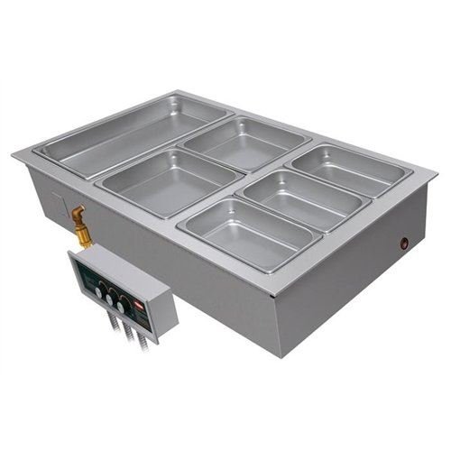 Hatco HWBI-3DA Drop-In Hot Food Well w/ Drains & Auto-Fill