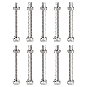 Sourcing Map M6 Sechskantschrauben Set 10 Stück