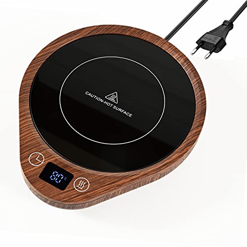 Calentador De Tazas De Calor hasta 80 ℃, Calentador De Tazas De Café con 3 Ajustes De Temperatura Ajustables para Calentar Café, Té, Leche, Cacao, Calentador De Tazas De Bebidas para Oficina Cover