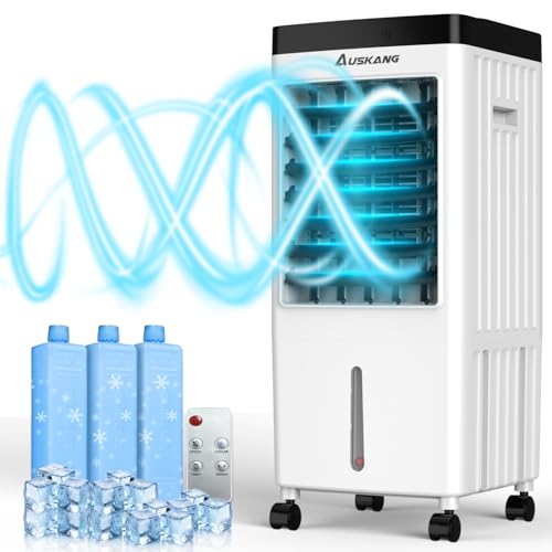El Mejor Listado de Precios de Climas en Coppel más recomendados. 48 Auskang Aire Acondicionado Portátil 10L - 4 en 1 Enfriador de Aire,Ventilador de Frío Portátil Silencioso con 3 Cajas de Hielo,Control Remoto y Temporizador para Dormitorio...
