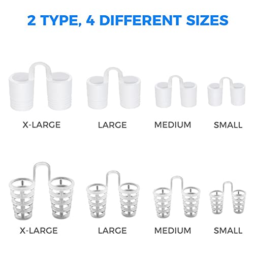 Mibee 8 PCS/Set Snoring Solution Anti-Snoring Devices Snore Stopper Nose Vents Dilatadores nasais pa