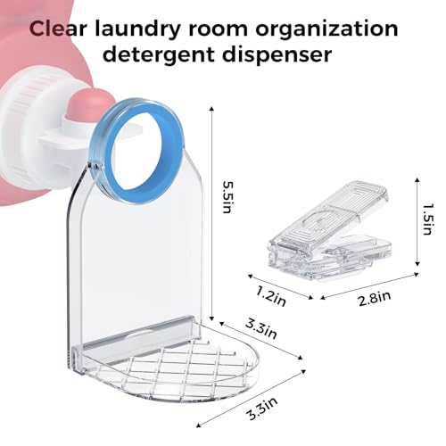 Clear-Laundry-Detergent-Dispenser-Cup-Holder-Nozzle-Force-Saving-Switch-Drip-Catcher-Soap-Dispenser-laundry-room-organization-decor-1-Pack