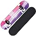 Produktbild Cruiser Skateboard Komplettboard Skateboard Deck, Complete Board with ABEC-7 Bearing 7-Layer 95A Hard Maple Deck, 80x20 Lnches for Beginners and Professionals