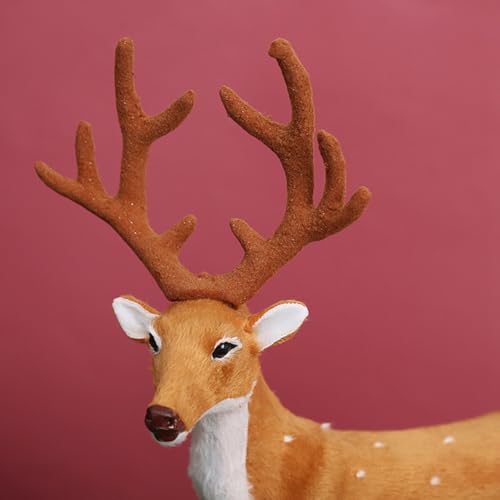 Cerf de Noël simulation animal idéal comme cadeau d'ornement festif