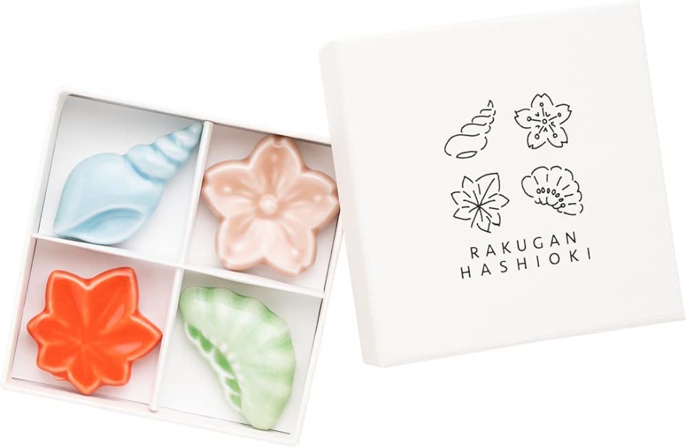 Amazon｜箸蔵まつかん(Hashikura Matsukan) 波佐見焼 箸置き 4個