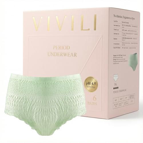 VIVILI Period Underwear for Women (S/M) Disposable Overnight Heavy Flow