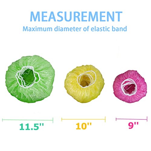 Washable Reusable Food Covers Storage Odd Shaped Plates Bowl Dishes Saran Wrap Color Coded By Size,100 Pieces #TOP1