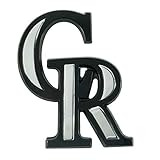 FANMATS 26577 Colorado Rockies 3D Chrome Metal Auto Emblem