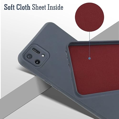 Image of Jkobi Back Cover Case for Oppo A16K | A16e (Matte Finish Silicone with Fiber Cloth |Grey)