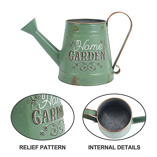 Z² BellaDecor Regador Pequeno de Metal, Regador Bonito para Plantas de Interior, Regador de Jardim p