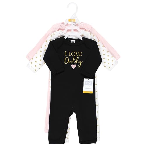 Image of Hudson Baby Baby Cotton Union Suit, 3 Pack