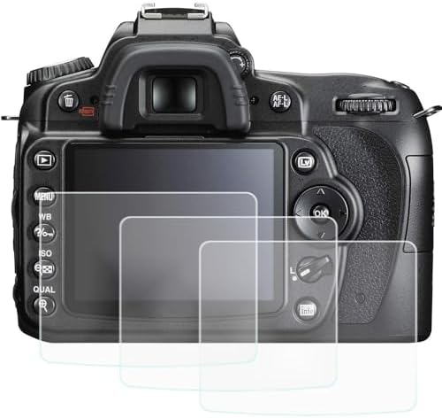 Screen Protector for Nikon D90 D7000 D700 D300S, 2 Pack Tempered Optical Glass