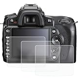 Fire Rock Screen Protector for Nikon D90 D7000 D700 D300S, 2 Pack Tempered Optical Glass