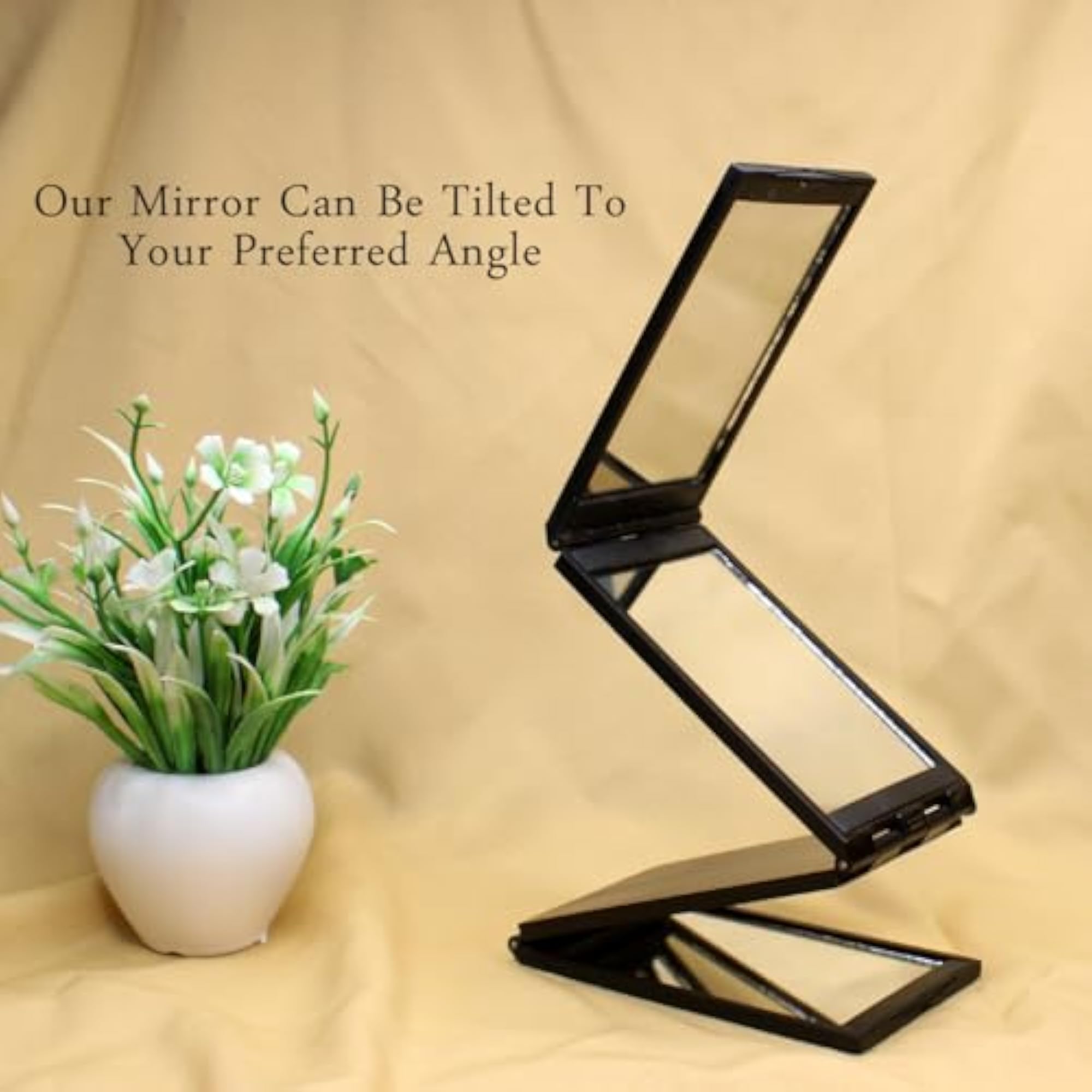 Height Adjustable Self Hair Cut System Mirror