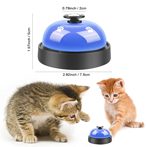 VIMOV Pet Training Bells, Set of 2 Dog Bells for Potty Training and Communication Device Blue… - Image 3