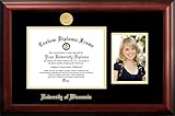 Campus Images University of Wisconsin - Madison 10w x 8h Gold Embossed Diploma Frame with 5 x7 Portrait
