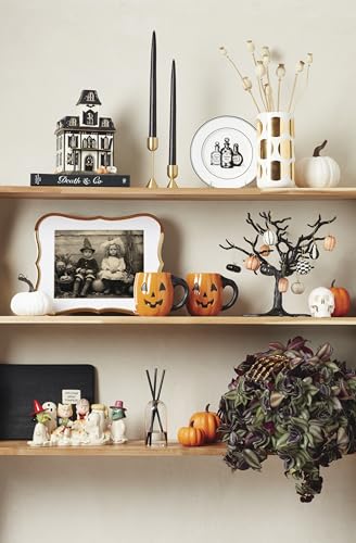 Image of Lenox Vintage Halloween Porcelain Dessert Plates, Set of 4