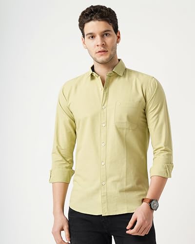 Image of Magic Cotton, Desert Sand Color Shirt for Men