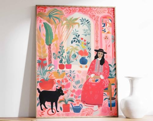 Art indigène poster Pérou floral pour créer une décoration murale inspirante