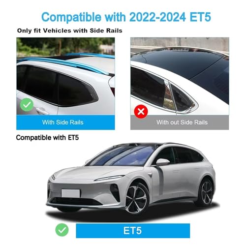 Rails de toit pour VW ID4 barre de toit traverse porte bagages 2022 2023