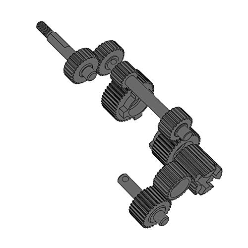Kyx Racing Hardened Steel Transmission Gear Set Gearbox Gear Set Upgrades Accessories For Rc Crawler Car Axial Scx10 Iii Axi03007 #TOP3