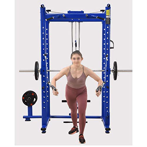 SHY Estante para Sentadillas Jaula para Levantamiento de Pesas Multifuncional para el hogar Estante para máquina en… - Imagen 3
