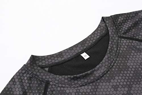 Image of Eyark Mens 3 Pack Compression Tank Top Cool Dry Athletic Sleeveless Base Layers Shirts
