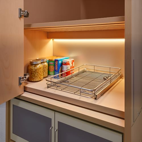 Cabinet-Pull-Out-Shelves-17-W-x-21-D-Chrome-Slide-Out-Cabinet-Organizer-Heavy-Gauge-Wire-Storage-Drawer-Ball-Bearing-Glides-100-Lb-Capacity-Min-18-Cabinet-Opening