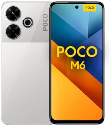 POCO M6 8GB+256GB シルバー Xiaomi POCO M6 8GB/256GB Silver (Silver) Dual SIM : Amazon