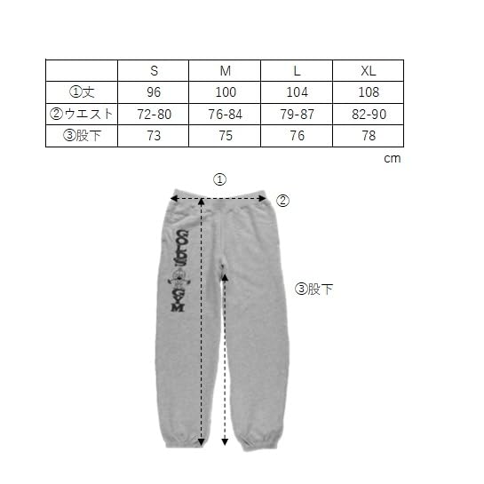 Amazon.co.jp: ゴールドジム(GOLD'S GYM) スウェットパンツ80's (G6190