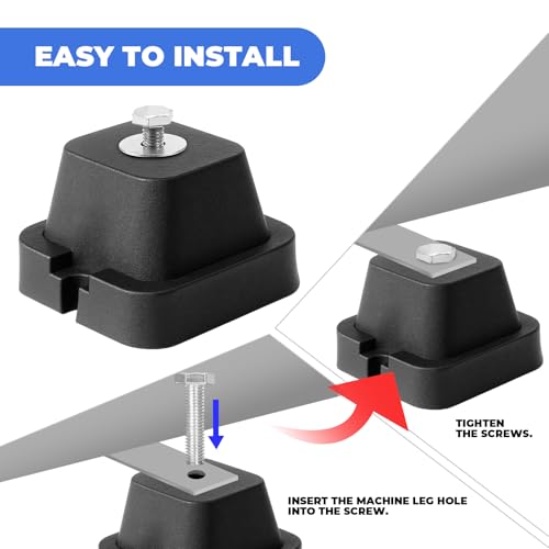4 Stück Dämpfungssockel,Gummifüße Klimaanlage,Dämpfungssockel Wärmepumpe,für Bodenkonsole Klimaanlage Antivibrationsfüße,Wasserdichter und Stoßdämpfender,150KG Belastbar