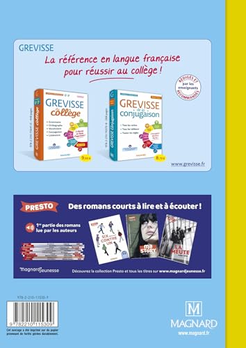 Cahier Grevisse - Français - 3e - Edition 2021 – vue 2