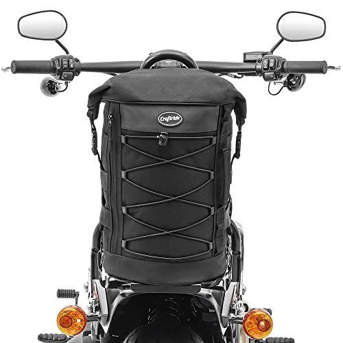Sacoche de sissybar pour moto custom DB4 finition premium robuste - 2