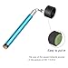 LAKE OF FIRE Round Pool Cue Chalk Holder – 2-in-1 Billiard Accessory with Pool Chalk Holder & Cue Tip Tool(Blue)
