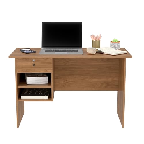 Image of Amazon Brand - Solimo Triumph Engineered Wood Study Table (Walnut Finish)