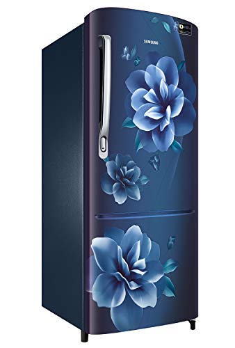 Image of Samsung 230 L 3 Star Inverter Direct Cool Single Door Refrigerator Appliance (RR24A272YCU /NL, Camellia Blue, 2022 Model)