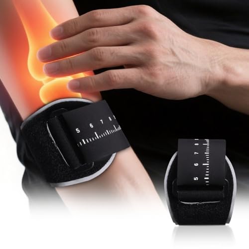 Tutore Epicondilite Gomito e Gomitiera per Epicondilite, Fascia Gomito Palestra Regolabile, Supporto Gomito per Tennista, per sollievo dal dolore muscolare e articolare, sindrome del tunnel carpale