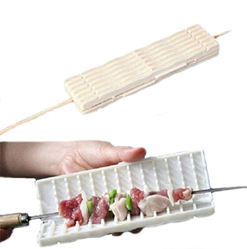 VWH BBQ Skewer Tool Carrying Meat Vegetable Barbecue Accessories