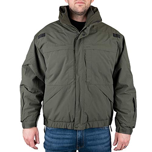 Image of LA Police Gear LAPG Men's Waterproof 5-in-1 Heavy Duty Jacket